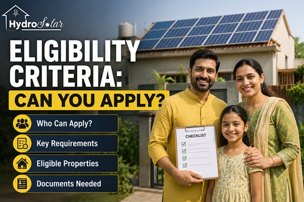 Eligible Criteria for PM Solar Scheme.
