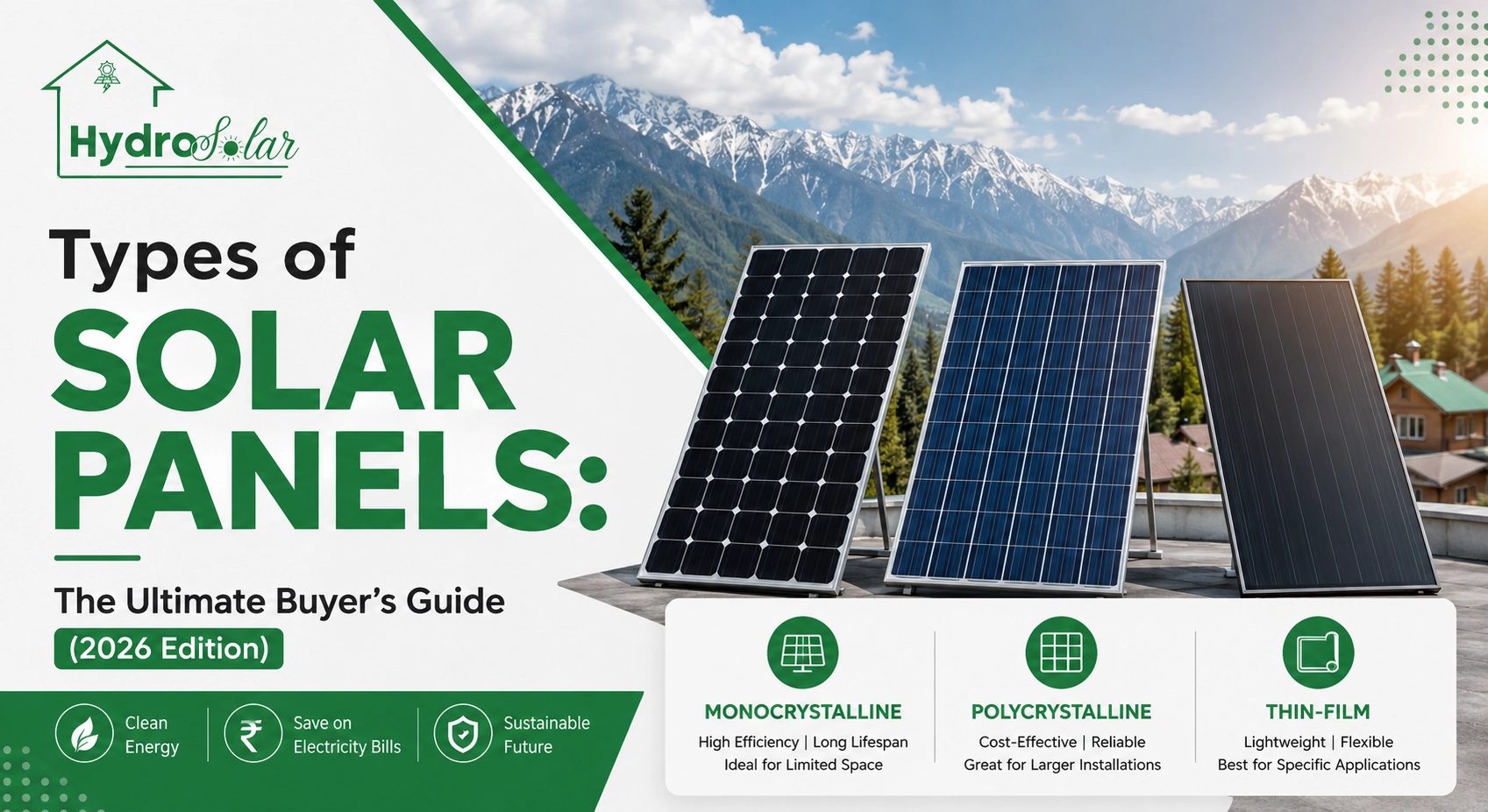 Types of Solar Panels: The Ultimate Buyer's Guide